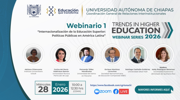 Webinario sobre Tendencias en Educación Superior 2026