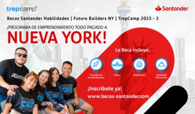 Becas Santander | Future Builders NY TrepCamp 2023 - 2