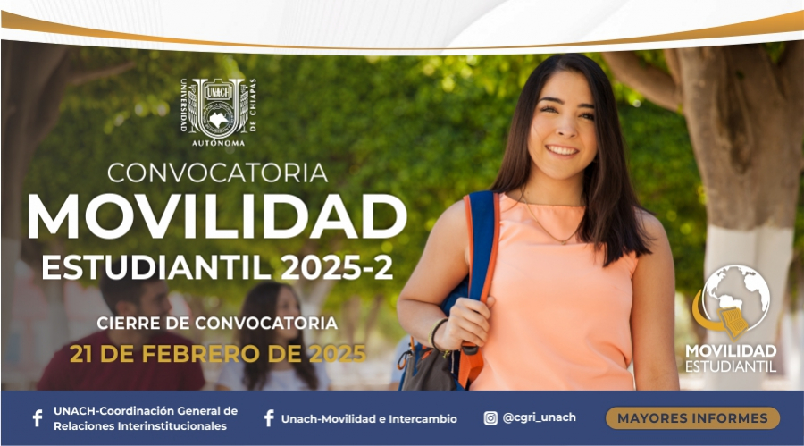 Convocatoria de Movilidad Estudiantil 2025-2