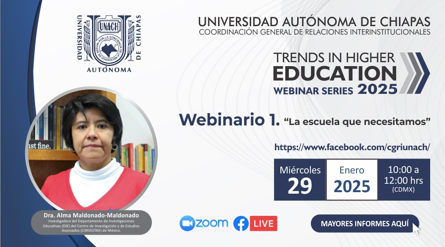 Webinario sobre tendendias en la Educación Superior 2025 Sesión 1