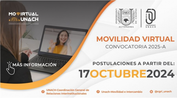 Convocatoria Movilidad Virtual 2025-A