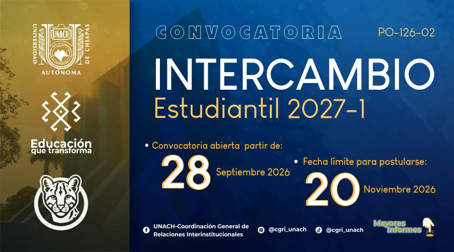 Convocatoria de intercambio 2027-1