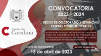 Convocatoria de becas 2023-2024 Fundación Carolina